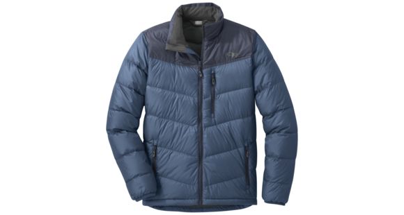 Outdoor Research Transcendent Down Jacket - Men's, Dusk/Naval Blue, Small, 2680851392006