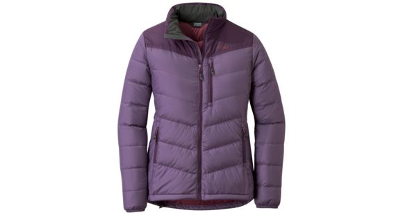 Outdoor Research Transcendent Down Jacket - Women's, Amethyst/Pacific Plum, Medium, 2681061379007