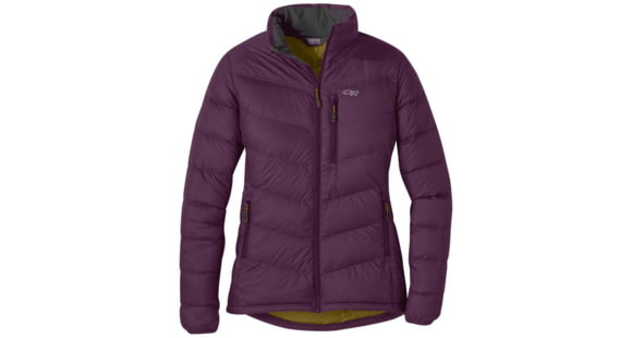Outdoor Research Transcendent Down Jacket - Women's, Blackberry, Extra Small, 2681060325005