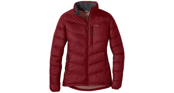 Outdoor Research Transcendent Down Jacket - Women's, Madder, Large, 2681061859008