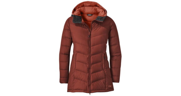 Outdoor Research Transcendent Down Parka - Women's, Madder, Extra Large, 2681041859009