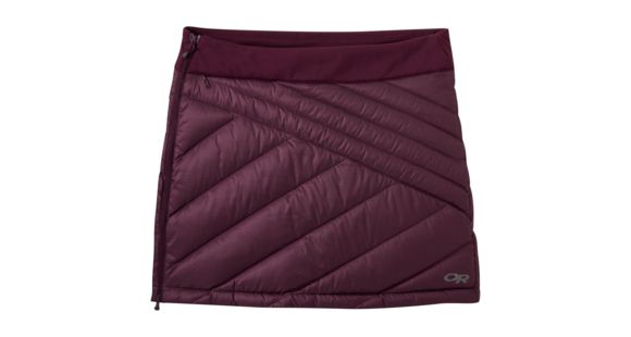 Outdoor Research Transcendent Down Skirt - Women's, Cacao, Large, 2714371567008
