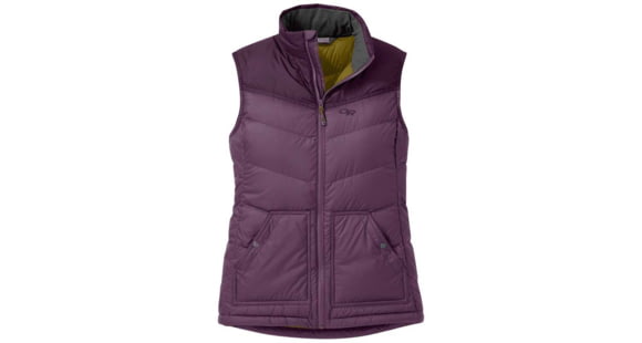 Outdoor Research Transcendent Down Vest - Women's, Vintage Violet/Blackberry, Medium, 2681071911007