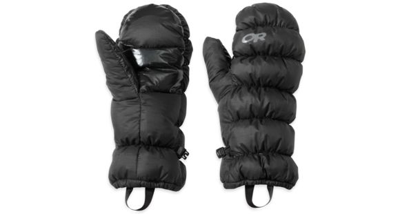 Outdoor Research Transcendent Mitts - Unisex-Black-Medium