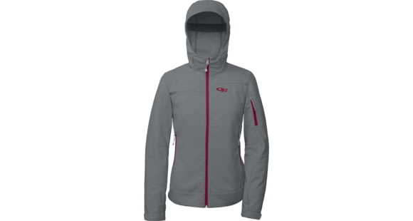 Outdoor Research Transfer Hoody - Women's-Pewter/Trillium-Large