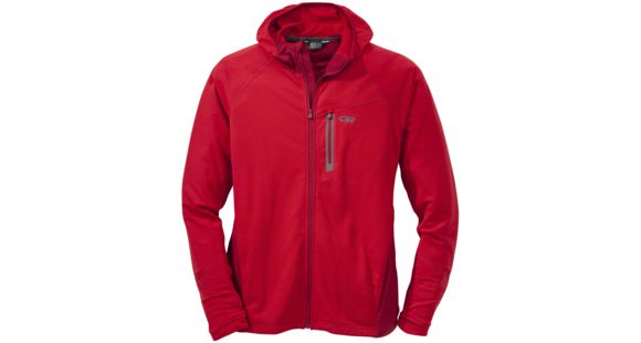 Demo, Outdoor Research Transition Hoody - Men's -Hot Sauce/Agate-Large