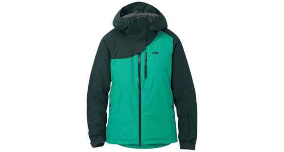 Outdoor Research Tungsten Jacket - Women's, Jade/Fir, Medium, 2775791896007