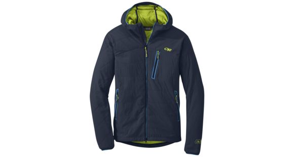 Outdoor Research Uberlayer Hooded Jacket - Men's-Night-Large, 411950
