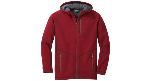 Outdoor Research Vashon Fleece Full-Zip - Men's, Firebrick, XXL, 2681141285010