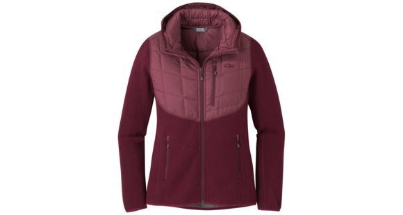 Outdoor Research Vashon Hybrid Full-Zip - Women's, Zin, S, 2681330441006