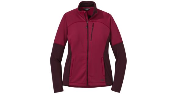 Outdoor Research Vigor Full Zip - Women's, Beet/Cacao, Medium, 2714761587007