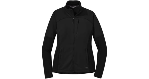 Outdoor Research Vigor Full Zip - Women's, Black, Medium, 2714760001007