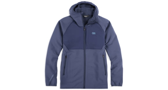 Outdoor Research Vigor Plus Fleece Hoodie - Men's, Naval Blue, S, 2831841289006