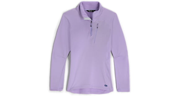 Outdoor Research Vigor Quarter Zip - Women's, Lavender, M, 2714740320007