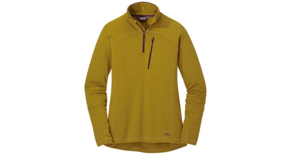 Outdoor Research Vigor Quarter Zip - Women's, Extra Large, Lichen, 2714740697009