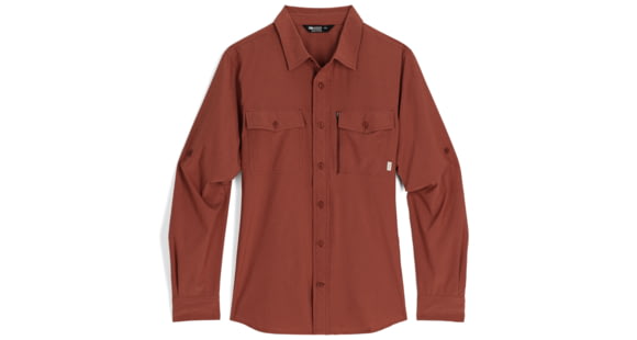 Outdoor Research Way Station L/S Shirt - Men's, Brick Heather, 2XL, 2799592294010