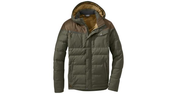 Outdoor Research Whitefish Down Jacket - Men's, Juniper/Carob, Medium, 2430701348007