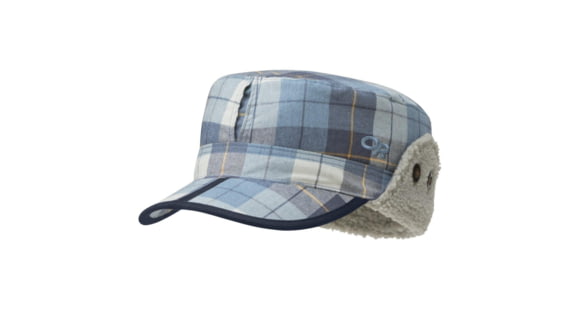 Outdoor Research Yukon Cap, Naval Blue Plaid, M, 2436581400007