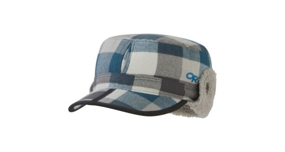 Outdoor Research Yukon Cap, Prussian Blue Plaid, Large, 2436581644008