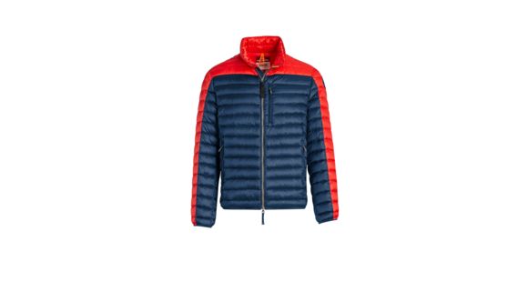 Parajumpers Bredford B.C. Casual Down Jacket - Men's, Navy Peony - Tomato, Extra Large, BREDFORDB.C.-NVY-TOM-XL