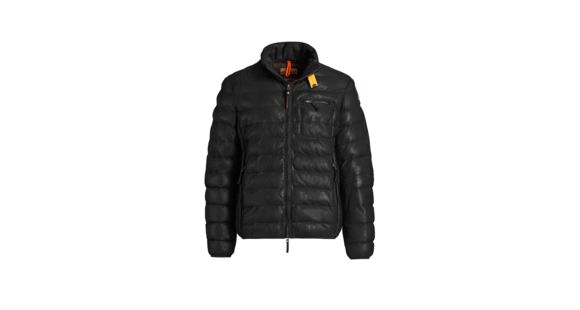 Parajumpers Ernie Leather Insulated Urban Jacket - Men's, Black, Large, 18WMPMJCKLE02-541-L