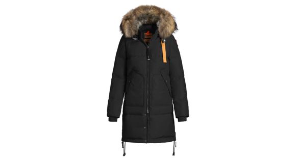 Parajumpers Long Bear Lapin Fur Parka - Women's, Black, Large, 17WMPWJCKMA43-541-L