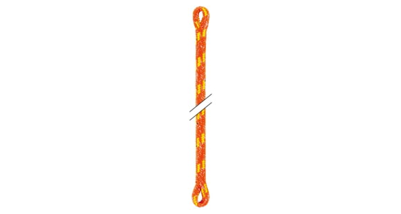 Petzl 11.8mm 2 Splices Flow Rope, Orange, 45 m, R079EA01