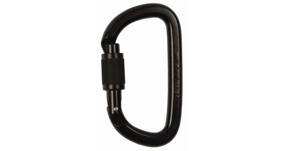 Petzl Am'D Lock Carabiner, Black, M34 SLN