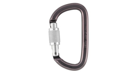 Petzl Am'D Carabiner, Gray, Screw-Lock, M34A SL