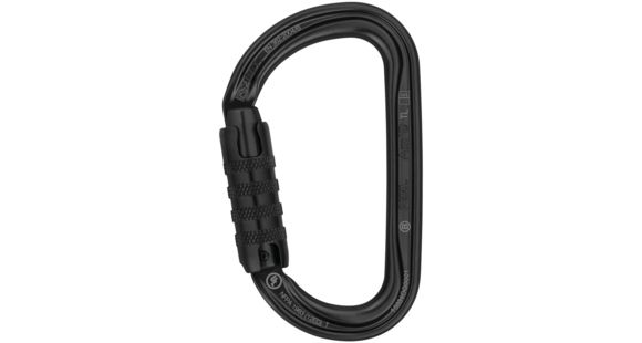 Petzl Am'D Carabiner, Black, Triact-Lock, M34A TLN