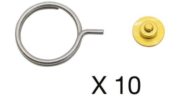 Petzl Am'D Pin-Lock Pins w/Rings, Pack of 10, M034BA00