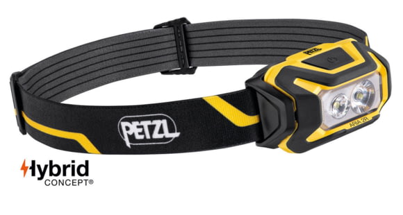 Petzl Aria 2R Headlamp, Black/Yellow, E071AA00
