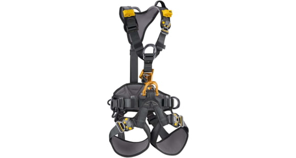 Petzl Astro Bod Fast International Harness, Black/Yellow, 0, C083BA00