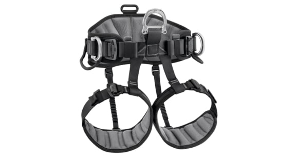 Petzl Avao Sit Harness, Black/Yellow, 1, C079AB00
