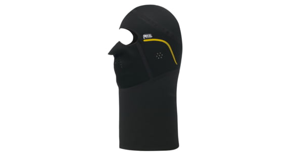 Petzl Balaclava, Black/Yellow, Medium/Large, A016CA00