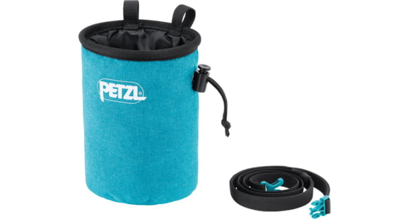 Petzl Bandi Chalk Bag with Round Shape, Blue, S038BA01