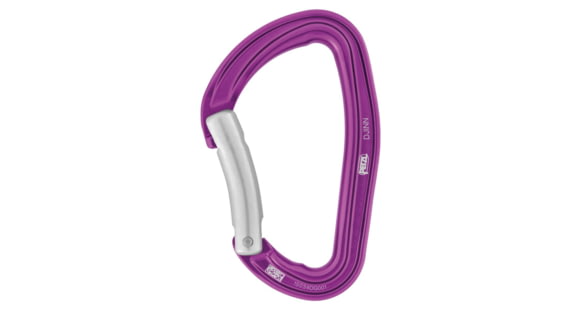 Petzl Djinn Bent Carabiner, Violet, M060LB01