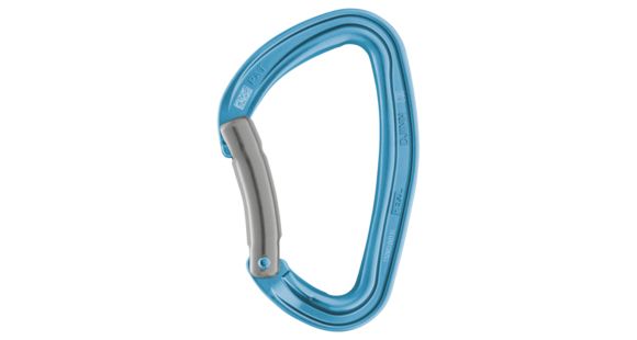 Petzl Djinn H-Frame Carabiner, Bent Gate, Blue, M060BA00