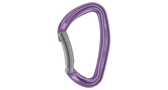 Petzl Djinn H-Frame Carabiner, Bent Gate, Violet, M060BA01