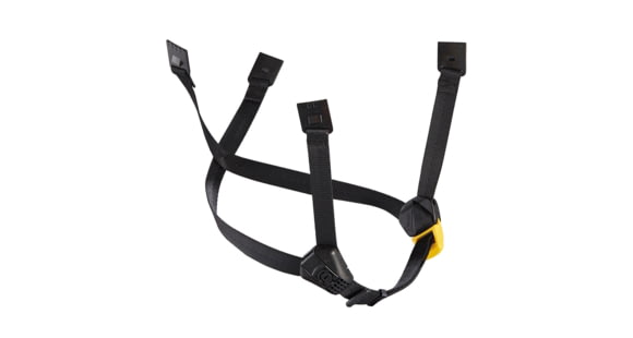 Petzl Dual Chinstrap, Yellow/Black, Standard, A010FA00