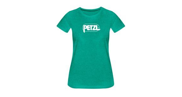 Petzl Eve T-Shirt - Women's, Mottled Green, Small, Z007BC00