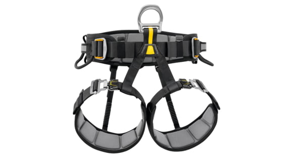 Petzl Falcon Harness, Black/Yellow, 1, C038DA00