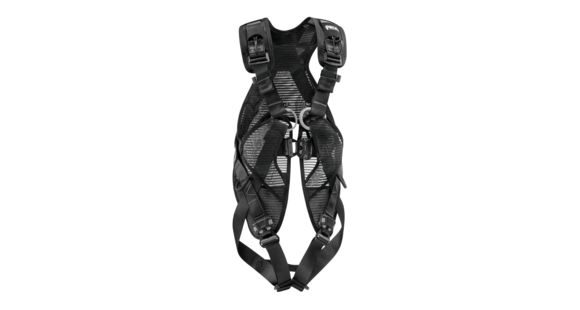 Petzl Full Body Harness, w/ANSI &amp; CSA certifications, Black, 28-36in waist C73JFN 1U
