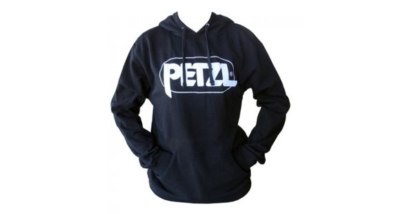 Petzl Hoodie w/Logo - Men's, Black, Small, Z10ADA S