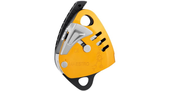 Petzl Maestro S Descender, Yellow, 10.5-11.5 mm, D024AA00
