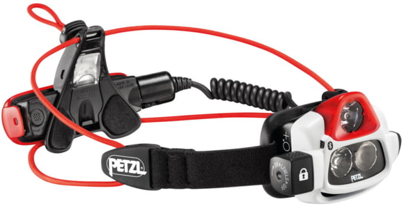 Petzl Nao+ Headlamp, Lithium ION, White, White/Red, E36AHR 2B
