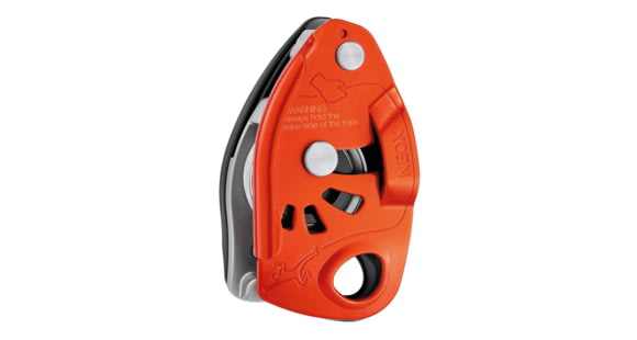 Petzl Neox Belay Device, Orange, D016AA01