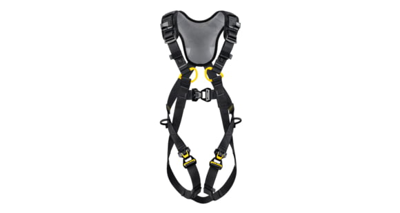 Petzl Newton Fast International Harness, Black/Yellow, 1, C073DA01
