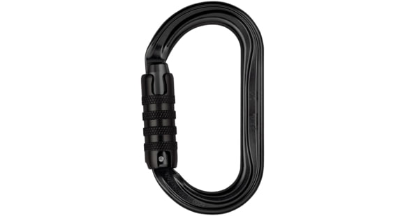 Petzl OK Carabiner, Black, Triact-Lock, M33A TLN