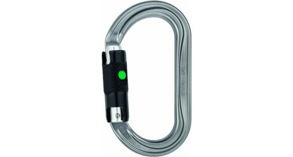 Petzl OK Carabiner, Gray, Ball-Lock, M33A BL